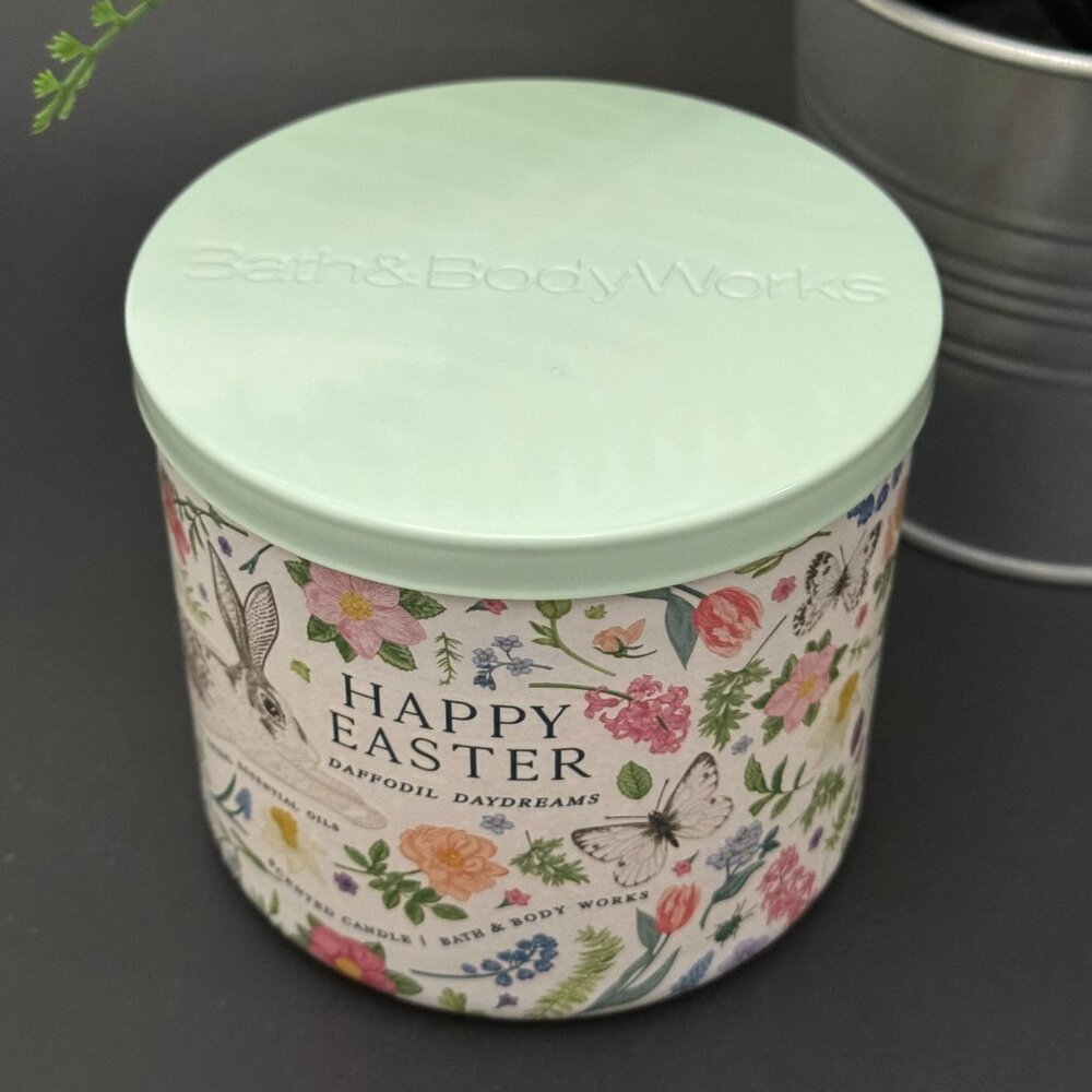 BBW Daffodil Daydreams Bath & Body Works 3 Wick Candle - Picture 4 of 10